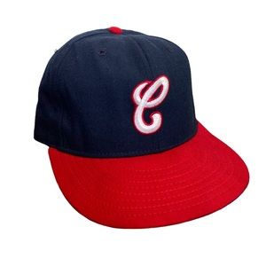 New Era Chicago White Sox Authentic Fitted Baseball Hat 6 7/8 Wool VTG Low Pro